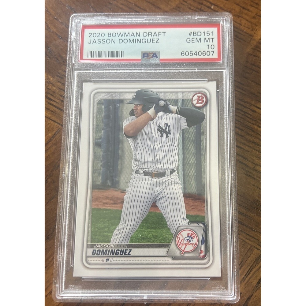 2020 BOWMAN DRAFT JASSON DOMINGUEZ YANKEES PSA 10 ROOKIE‎  #BD151 RC